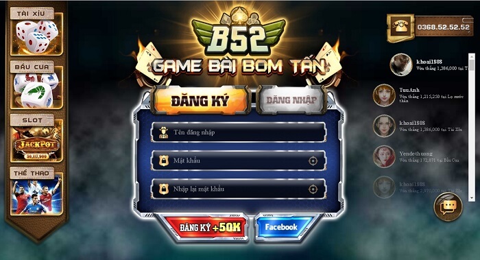 B52 Games | Review B52 the Club | B52 Club đổi thưởng | B52 win game bài lớn nhất Việt Nam