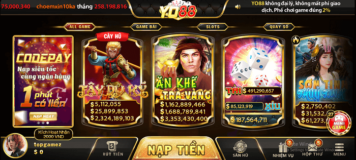 Yo88 tài xỉu là cổng game bài rất được ưa chuộng. Cùng Đổi Thưởng Hot đánh giá Yo88 club | yo88vn | yo888 xem có gì hay? Và link tải Yo88 ở đâu mới nhất?