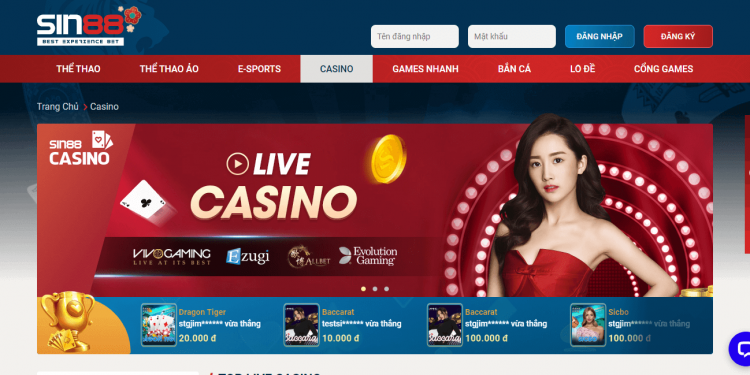 Sin88 Club | Sin88 Casino | Sin888 nhà cái mới nổi đến từ Singapore với nhiều ưu đãi khủng. Tải ngay Sin88 Apk để có trải nghiệm tốt nhất.