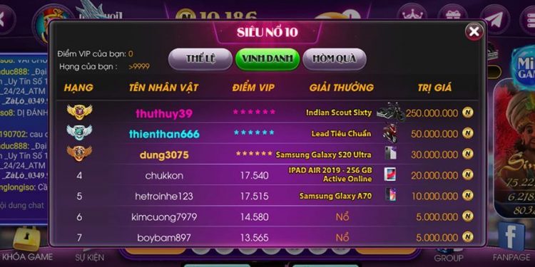 Siêu Nổ 888 | SieuNo Hũ | Cổng game bài quay hũ thượng hạng