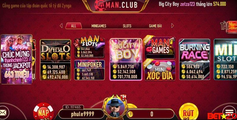 Manclub – Cổng Game Bài Dành Cho Phái Mạnh Tốt Nhất 2024