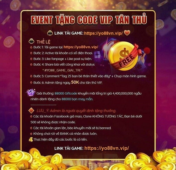 Code yo88 là gì? Tại sao lại Hot như vậy? Săn Giftcode yo88 có khó không? Code tân thủ yo88 trị giá bao nhiêu? Hãy cùng đi tìm hiểu với Đổi Thưởng Hot!