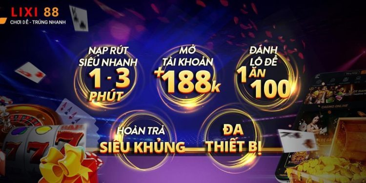 Code Lixi88 Tặng 88k - 888k Cho Tân Thủ đang là chương trình khuyến mãi lớn nhất của nhà cái Lixi88. Hãy nhanh tay truy cập Fanpage và lĩnh trọn vẹn sự kiện.