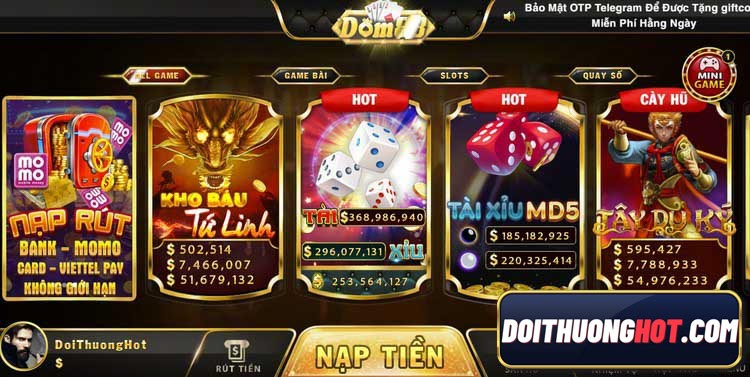 Dom88 club game bài đổi thưởng liệu còn ai chơi? cách tải Dom88 thế nào? Dom 88 tài xỉu có hình thức livestream không? Cùng Đổi Thưởng Hot phân tích chi tiết!