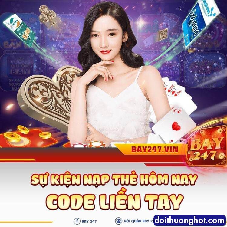 Nhận Code Bay247 Pro như thế nào? Bay247 code tân thủ có nhiều như nhà cái khác? Đọc bài review của Đổi Thưởng Hot để nhận code game bay247 nổ hũ mới nhất.