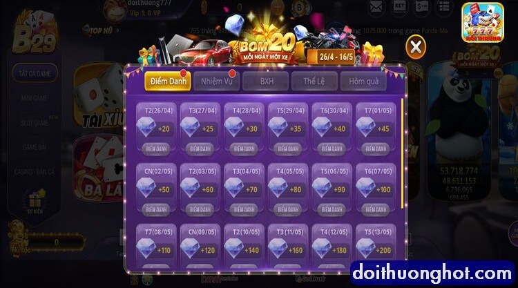 Code B29.win là gì? Giải thưởng có lớn không? Khác gì với Code B29 Bet? Cách nhận code B29 Club thế nào? Cùng giải đáp những điều này với Đổi Thưởng Hot!