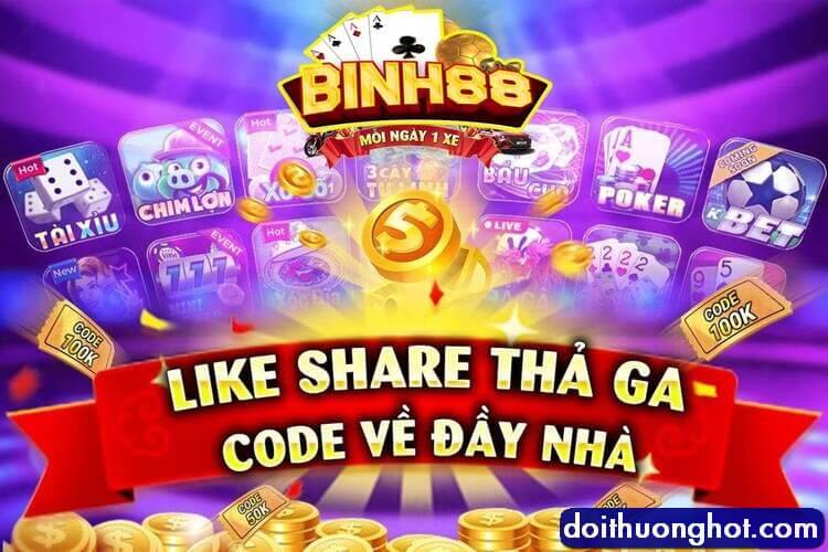 Code Binh88 là gì? Link để nhận Binh88 Code ở đâu? Cách nhận code tân thủ Binh88 như thế nào? Anh em đọc hết bài này để biết thêm chi tiết nhé!