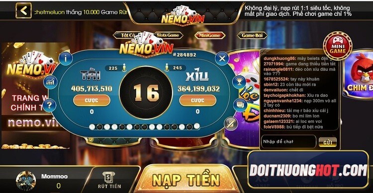 Nemo vin web là game gì? Link tải nemo.vin apk ở đâu? Thông tin nemo vin sập có đúng không? Hãy đọc hết bài viết của Đổi Thưởng Hot bạn sẽ có câu trả lời!