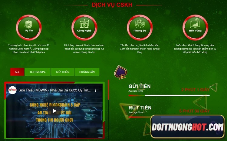 Hội viên m8win có những ưu đãi gì? Link đăng nhập m8win mobile ở đâu? m8winwin và m8winvip có khác gì nhau? Hãy đọc hết bài viết của Đổi Thưởng Hot để được rõ!