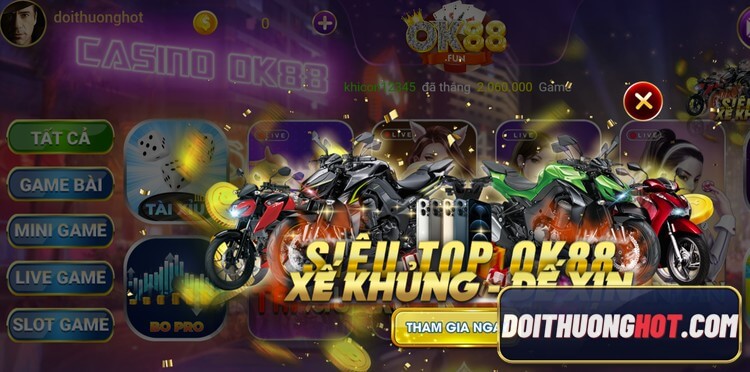 Ok88 Fun là gì? Link tải ok88 app ở đâu? Game ok 88 club liệu có nhiều khuyến mãi? Ok88 App và Ok88 Vin Shop khác gì nhau? Hãy cùng Đổi Thưởng Hot phân tích.