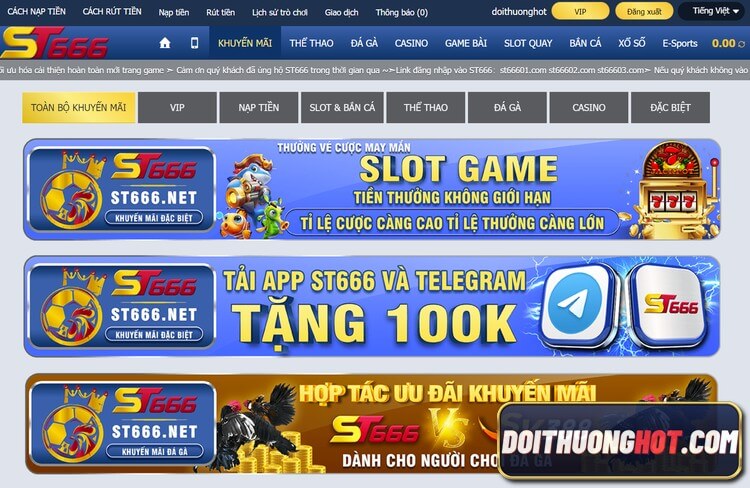 Link tải game st666 mới nhất ở đâu? Server st66601 có khác gì so với st6666? Nên chọn st66605 hay st66610? Cùng kênh Đổi Thưởng Hot làm rõ trong bài viết này!