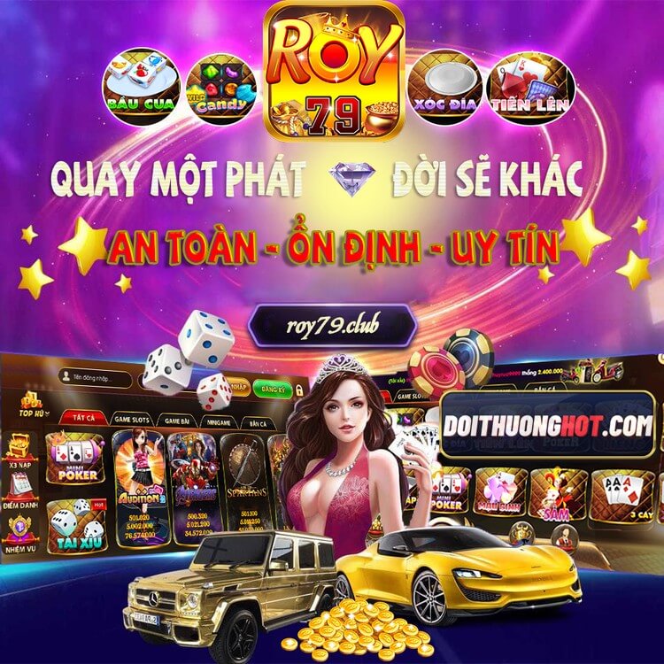 Roy79 Club là cổng game bài có hay không? Link tải Roy79 apk ở đâu? game Roy79 hiện đang có những khuyến mãi gì? Cùng Đổi Thưởng Hot đánh giá chi tiết Roy79.