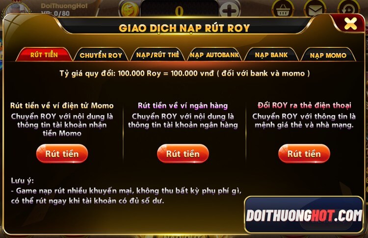 Roy79 Club là cổng game bài có hay không? Link tải Roy79 apk ở đâu? game Roy79 hiện đang có những khuyến mãi gì? Cùng Đổi Thưởng Hot đánh giá chi tiết Roy79.