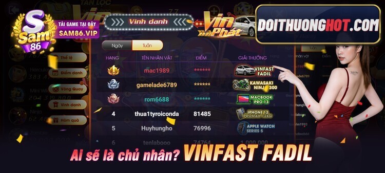 Gift Code Sam86 có giá trị bao nhiêu? Trên Fanpage Sam86 hiện đang có những Event nhận Code Sam86 như thế nào? Cùng Đổi Thưởng Hot tìm hiểu về Code Game Sam86!