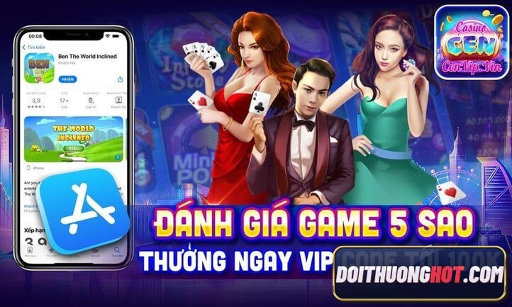 Cenvip là cổng game bài mới chuyển thể từ Benvip. Cùng kênh Đổi Thưởng Hot đánh giá và tìm link tải cenvip.vin apk mới nhất.