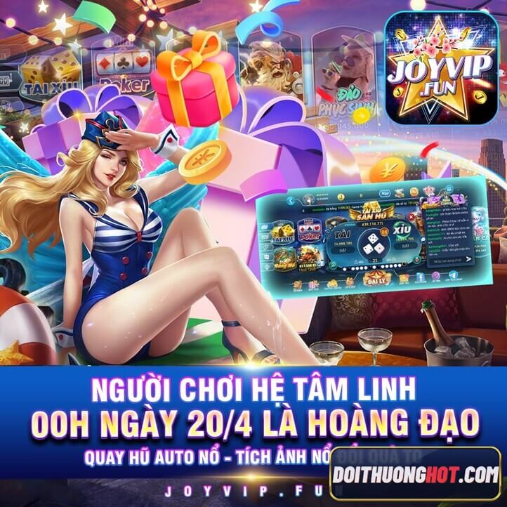 JoyVip là cái tên thật sự độc đáo. Nghe tên thôi là đã thấy mình VIP rồi. Hãy cùng kênh Đổi Thưởng Hot đánh giá chi tiết nhà cái này xem sao nhé!