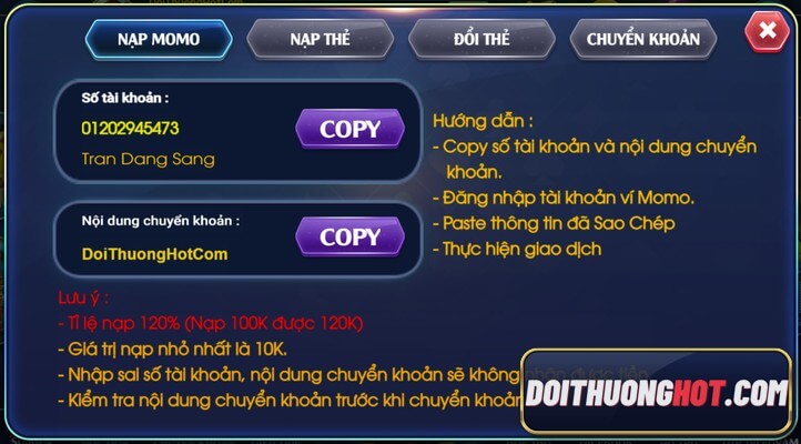 JoyVip là cái tên thật sự độc đáo. Nghe tên thôi là đã thấy mình VIP rồi. Hãy cùng kênh Đổi Thưởng Hot đánh giá chi tiết nhà cái này xem sao nhé!