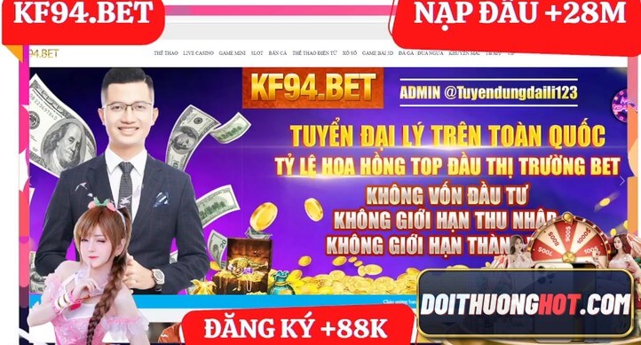 KF94Bet là gì? Thông tin KF94Bet Asia Bị Sập đúng hay sai? Link tải kf94bet app và kf94bet apk mới nhất ở đâu? Hãy cùng kênh Đổi Thưởng Hot phân tích làm rõ!