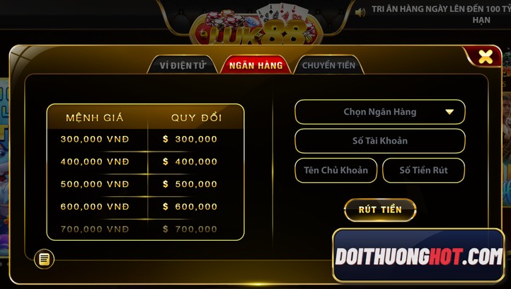 Luk88 Club là cổng game bài mới nổi tốt nhất hiện nay. Cùng kênh Đổi Thưởng Hot tải Luk88 Vn và đánh giá chi tiết nhà cái Luk88 Vin đầy tiềm năng này.