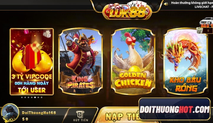 Luk88 Club là cổng game bài mới nổi tốt nhất hiện nay. Cùng kênh Đổi Thưởng Hot tải Luk88 Vn và đánh giá chi tiết nhà cái Luk88 Vin đầy tiềm năng này.