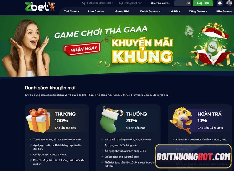 Nhà cái Zbet có uy tín không? zbetvn com có những game gì? Link tải zbet.vn và zbet88 ở đâu? Tin zbet lừa đảo đúng hay sai? Hãy cùng kênh Đổi Thưởng Hot làm rõ!