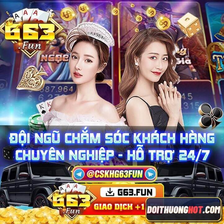 G63 Fun | g63 club - ông trùm cờ bạc online hot nhất hiện nay. Bạn hãy click vào đường link dưới đây để cùng chúng tôi khám phá về sòng bạc g63 vin này nhé.