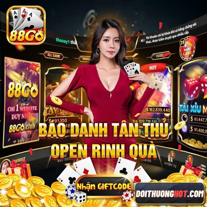 88go tài xỉu đang nổi lên là cổng game bài hay nhất hiện nay. Vậy tải game 88go ở đâu? Tại sao lại đổi thành TX66? Cùng Đổi Thưởng Hot phân tích làm rõ!