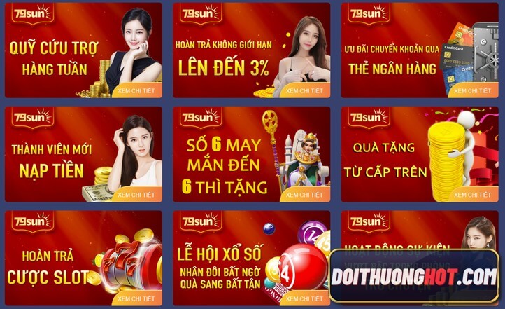 79sun là nhà cái mới nổi tại Việt Nam. Vậy 79 sun game có những trò gì hay? 79sun đổi thưởng có hấp dẫn như những nhà cái khác? Hãy cùng tìm hiểu!