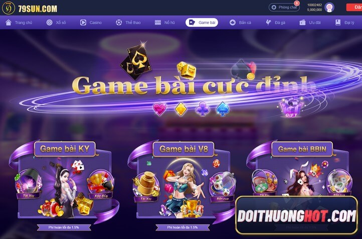 79sun là nhà cái mới nổi tại Việt Nam. Vậy 79 sun game có những trò gì hay? 79sun đổi thưởng có hấp dẫn như những nhà cái khác? Hãy cùng tìm hiểu!