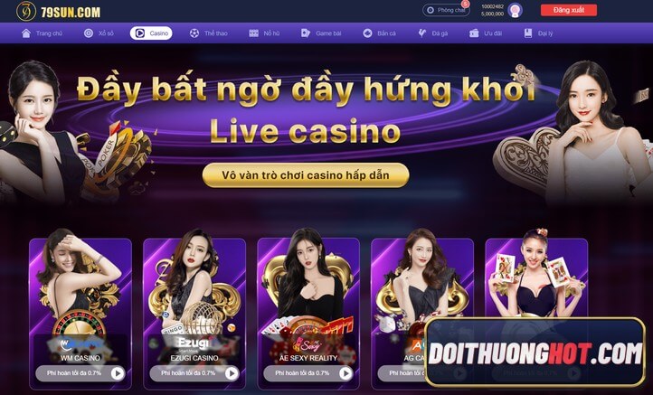 79sun là nhà cái mới nổi tại Việt Nam. Vậy 79 sun game có những trò gì hay? 79sun đổi thưởng có hấp dẫn như những nhà cái khác? Hãy cùng tìm hiểu!