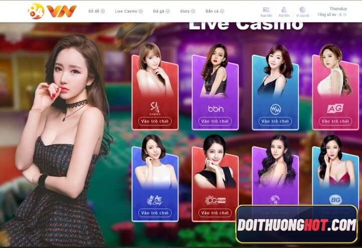 Nhà cái 84vn Casino là một trong những nhà cái cá cược trực tuyến đang được khá nhiều người chơi yêu thích và lựa chọn tin dùng. Hãy cùng tìm hiểu chi tiết!