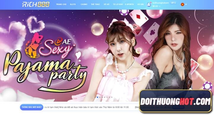 Rich888 Casino hiện đang nổi đình đám trong giới game bài. Cùng kênh Đổi Thưởng Hot đăng nhập Rich888 Bet, tải Rich888 app và đánh giá chi tiết cổng game này.