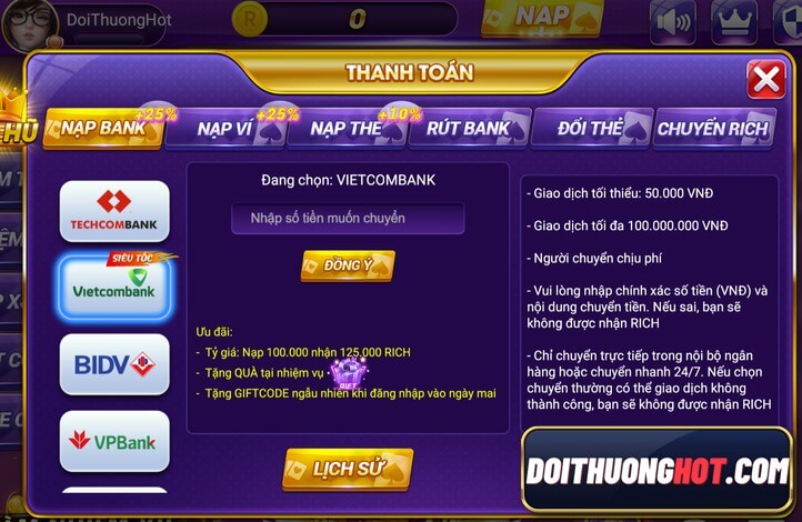 RichViet là cổng game bài đầy tiềm năng giải trí cho anh em. Cùng kênh Đổi Thưởng Hot đánh giá nhà cái RichViet đổi thưởng, và link tải RichViet apk mới nhất.