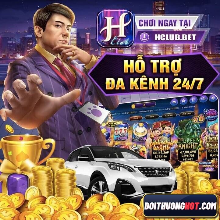 Hclub Bet là cổng game bài có giao diện đẹp nhất trên điện thoại hiện nay. Cùng Đổi Thưởng Hot đánh giá chi tiết H Club nổ hũ này. Liệu có thực sự đáng chơi?