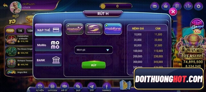 Hclub Bet là cổng game bài có giao diện đẹp nhất trên điện thoại hiện nay. Cùng Đổi Thưởng Hot đánh giá chi tiết H Club nổ hũ này. Liệu có thực sự đáng chơi?