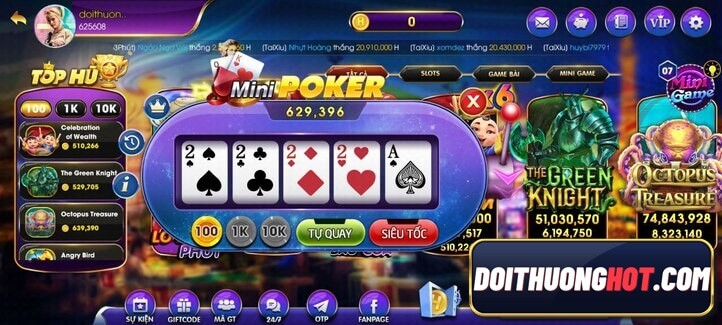 Hclub Bet là cổng game bài có giao diện đẹp nhất trên điện thoại hiện nay. Cùng Đổi Thưởng Hot đánh giá chi tiết H Club nổ hũ này. Liệu có thực sự đáng chơi?