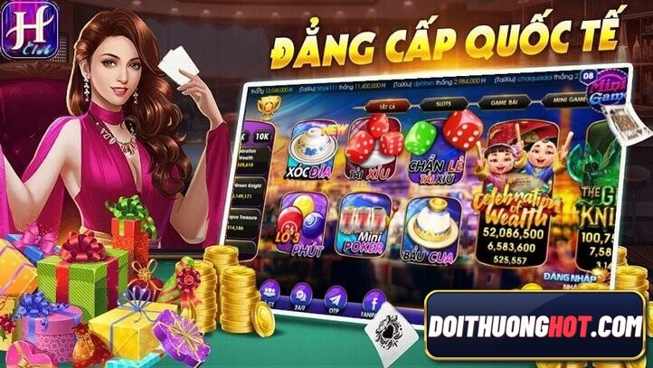 Hclub Bet là cổng game bài có giao diện đẹp nhất trên điện thoại hiện nay. Cùng Đổi Thưởng Hot đánh giá chi tiết H Club nổ hũ này. Liệu có thực sự đáng chơi?