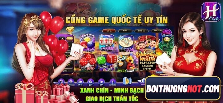 Hclub Bet là cổng game bài có giao diện đẹp nhất trên điện thoại hiện nay. Cùng Đổi Thưởng Hot đánh giá chi tiết H Club nổ hũ này. Liệu có thực sự đáng chơi?