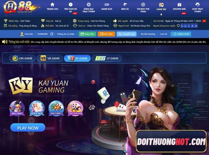 Game QH88 là gì? QH88 đăng nhập ra sao? link tải app QH88 ở đâu? Khuyến mãi QH88 tặng 100k là có thật? Hãy cùng kênh Đổi Thưởng Hot tìm hiểu sự thật!