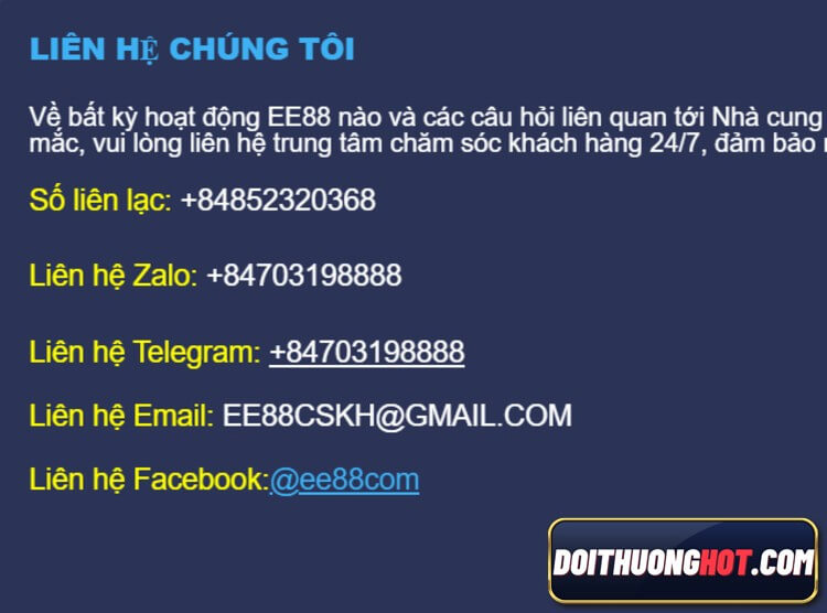 EE88 club là một sân chơi đẳng cấp quốc tế. Cùng Đổi Thưởng Hot tìm hiểu EE88 là gì? cách chơi EE88 ra sao? tải EE88 ở đâu? Và sự kiện EE88 tặng 100k thế nào?