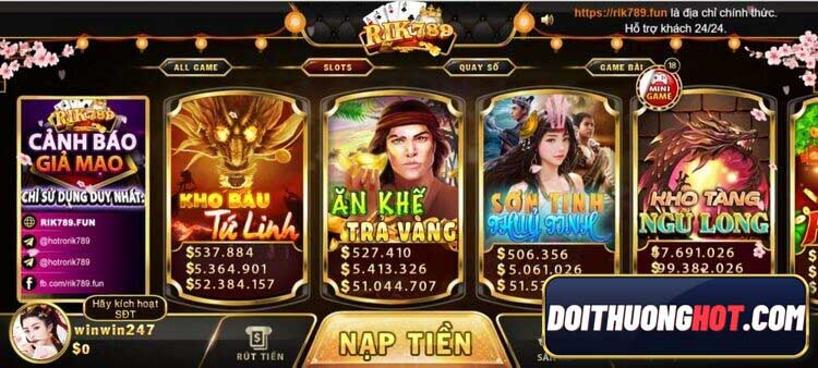 Rik789 là cổng game bài được khá nhiều anh em biết đến. Vậy quay rik trong game này có gì hay? tải Rik789 apk ở đâu? Hãy cùng Đổi Thưởng Hot tìm hiểu!