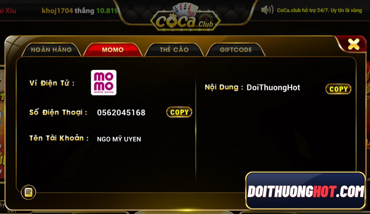 Coca Club - cổng game đánh bài đổi thưởng mà nhiều anh em quan tâm. Cùng kênh Đổi Thưởng Hot đánh giá chi tiết nhà cái này và xem cocaclub có gì hay nhé!