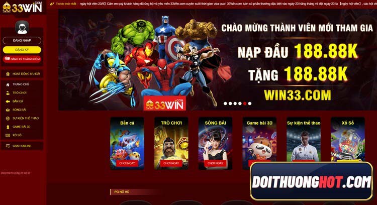 33win là gì? Lí do khiến 33win9 đang nổi như cồn hiện nay? Cùng kênh Đổi Thường Hot đánh giá chi tiết 33win1 và tìm link tải 3win mới nhất cho anh em!