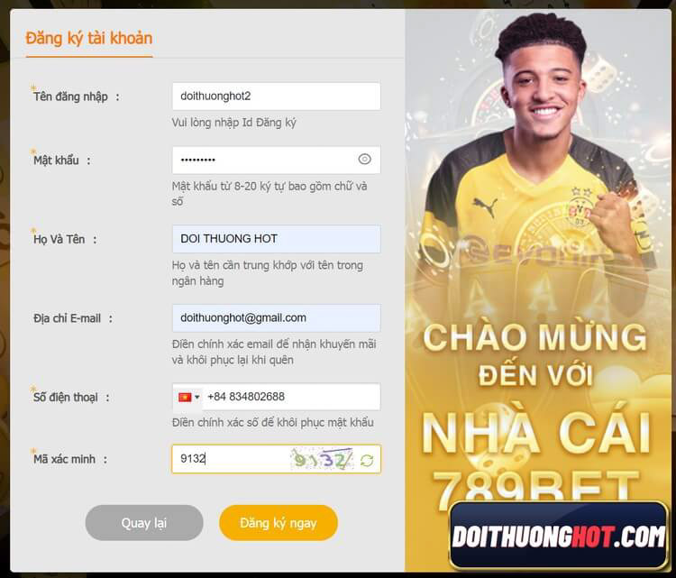 789Bet vip là nhà cái bóng đá cực Hot hiện nay. Cùng Đổi Thưởng Hot đánh giá và tìm link 789Bet Asia mới nhất và cách 789bet.com đăng nhập thế nào!