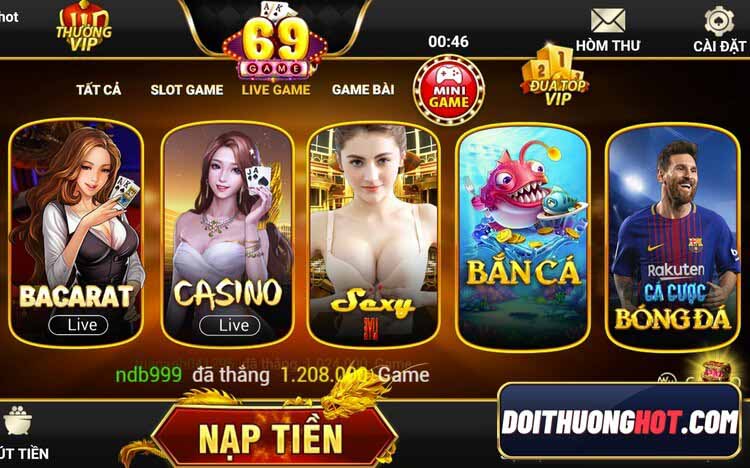 Game69 có uy tín không? Game 69 đổi thưởng liệu có xanh chín? Đồ họa 69 gaming có làm bạn thỏa mãn? Cùng Đổi Thưởng Hot đánh giá chi tiết nhé