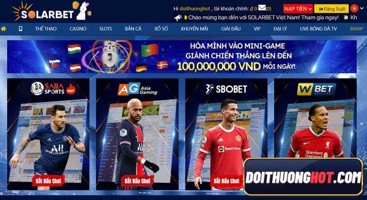 SolarBet là nhà cái bóng đá được nhiều người yêu thích. Vậy SolarBet có gì? Link tải SolarBet ở đâu? Solbet77 có khuyến mãi gì hấp dẫn? Hãy cùng làm rõ!