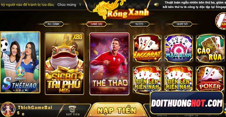 RongXanh Club là cổng game bài mới nổi khá uy tín hiện nay. Vậy game rồng xanh có gì hay? Link tải rong xanh tv ở đâu? Hãy cùng kênh Đổi Thưởng Hot làm rõ!