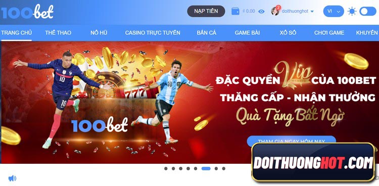 100bet là gì? 100bet casino có lừa đảo không? Mùa WC sắp tới liệu 100bet bóng đá có đủ kèo các trận? Hãy cùng kênh Đổi Thưởng Hot làm rõ những điều này!