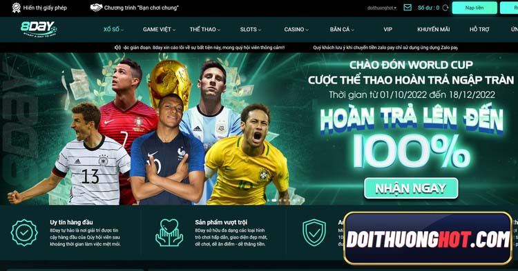 8day bet là nhà cái bóng đá khá nổi tiếng hiện nay. Cùng kênh Đổi Thưởng Hot đánh giá 8dayvn & tìm link tải 8day mới nhất. Liệu tải game 8day có dễ dàng? 