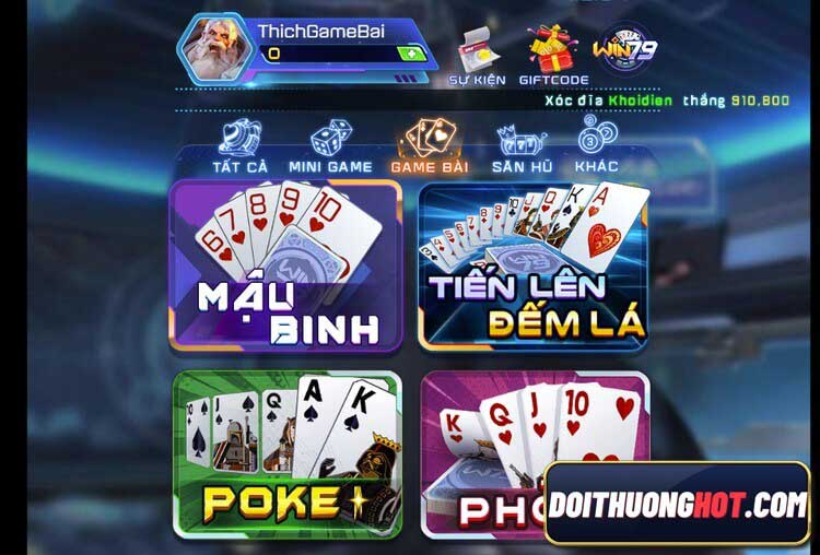 Win79 là cổng game bài mới ra mắt với phong cách hiện đại, trẻ trung. Cùng kênh Đổi Thưởng Hot đánh giá chi tiết nhà cái win 79 xem có trò gì hay nhé!